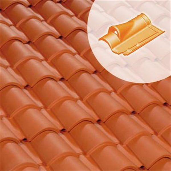 Tuile chatière - Romane Azur 61RZ - section ventilation 25 cm² - Rouge