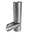 Récupérateur d'eau pluviale à clapet VMZINC en zinc naturel pour tuyau de descente de gouttière de 100 MM