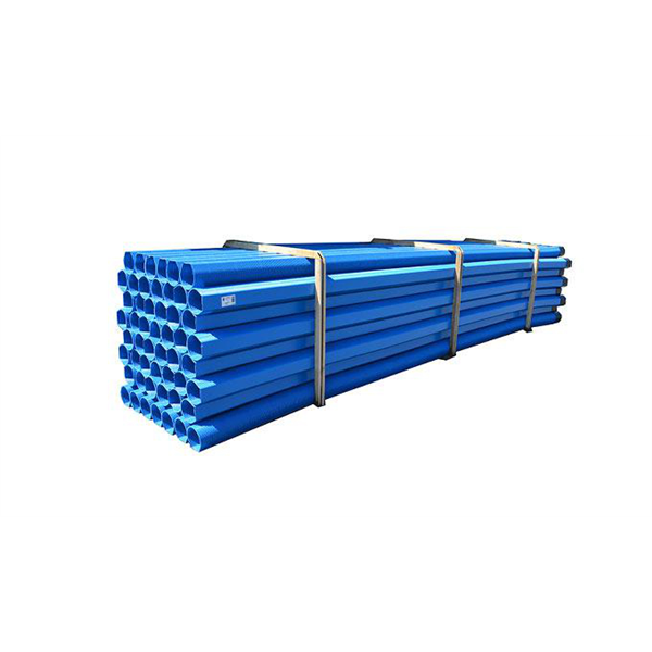 Tuyau de drainage routier pré-manchonné AutoDrain en PVC-U bleu - diamètre 110 MM - longueur 6,00 M