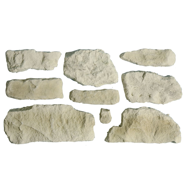 Plaquette de parement extérieur pierre de Causse - Ton naturel - Multiformat ép. ± 3 cm