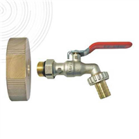 Kit complet récupérateur eau de pluie - Robinet et raccord pour cuve 1000L