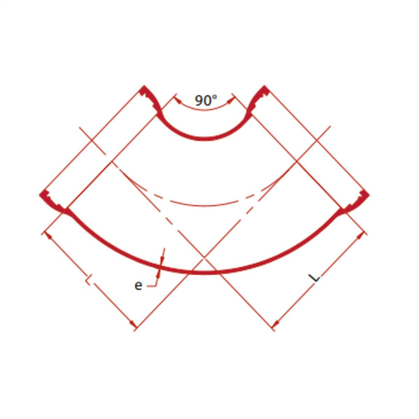 COUDE FONTE ASSAINISSEMENT EMBOITEMENT COMPLET, 1/4, FEMELLE-FEMELLE, DN 100