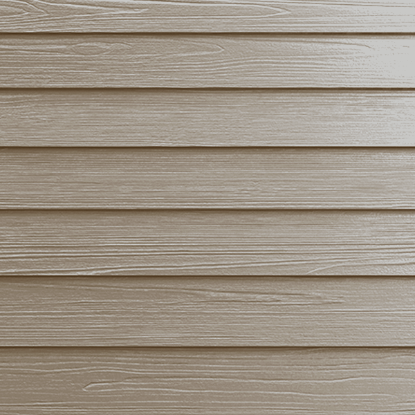 Bardage composite imitation bois - Hardie Plank - 180 MM x 8,00 MM - Long. 3,60 M - Taupe Monterey