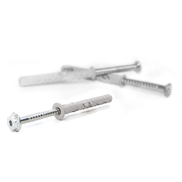 Cheville à frapper B-Long Xtrem Spit avec vis tête hexagonale zinguée - 10 x 80 mm - Boîte de 50