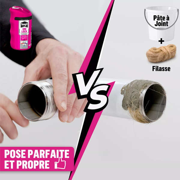 Fil de nylon pour étanchéité des raccords filetés - Uni-Lock Tangit - 80 mètres