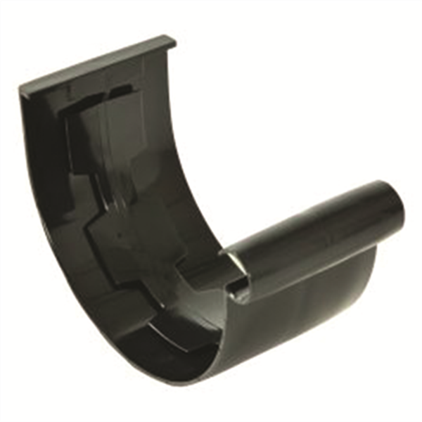 Jonction de gouttière à coller - LG25 JNC25 - Noir