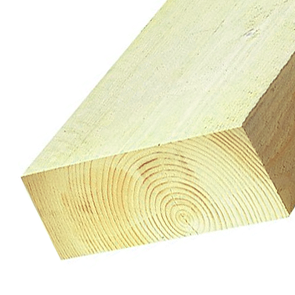 Madrier en sapin traité classe 2 Jaune - bois de charpente - 220 MM x 80 MM - longueur 3,00 M