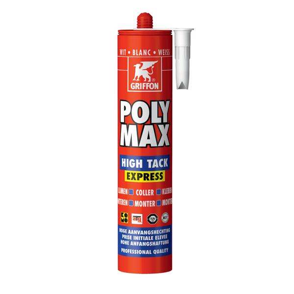 POLY MAX HIGH TACK EXPRESS BLANC - CARTOUCHE 435 G