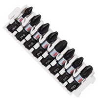 Pack de 8 embouts de vissage Bosch Impact Control Phillips PH et Pozidriv PZ 25 mm
