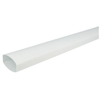 TUBE DE DESCENTE 90X56 OVATION EN 4M BLANC
