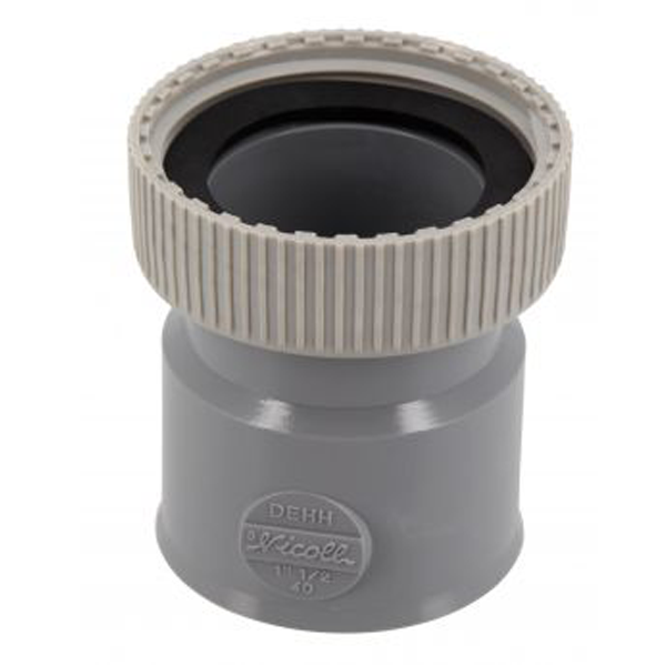 Douille à écrou prisonnier Femelle/Femelle pour écrou 40x49 - DEHH Nicoll - Ø40 mm
