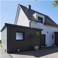 Bardage bois peint en Sapin du Nord de classe 3.1 - Extra Silverwood - Profil Line - 20,00 MM x 125,00 MM - Long. 4,15 M - Coloris Gris anthracite