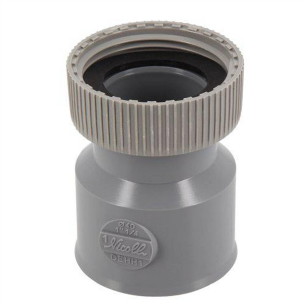 Douille à écrou prisonnier Femelle/Femelle pour écrou 40x49 - DEHH Nicoll - Ø40 mm