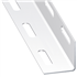 Cornière égale perforée acier laminé à froid renforcé époxy blanc 38x38mm 2 mètres