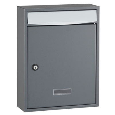 Boite aux lettres individuelle Decayeux - 340 x 260 x 85 mm - Acier galvanisé - Gris