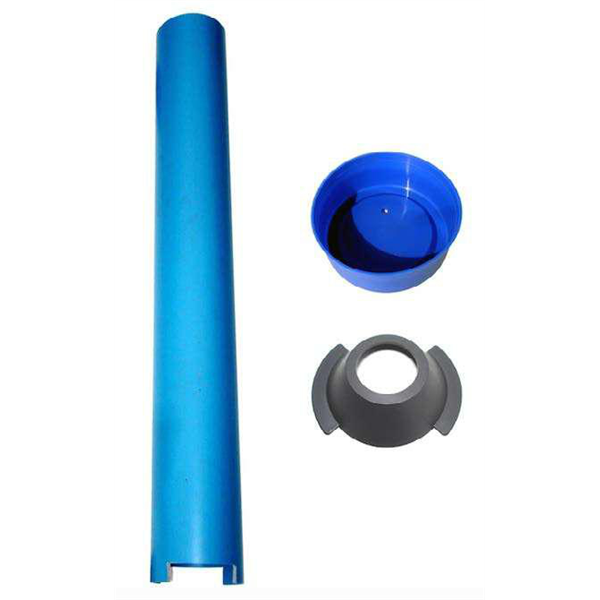 Tube tabernacle TYPE SEM - diam 90 mm - Lg 675 mm avec coupelle et bo