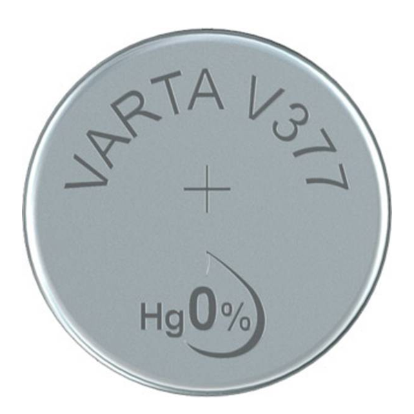 Pile bouton Varta V377 / SR66 1.55 V Oxyde d'argent - Pile de montre