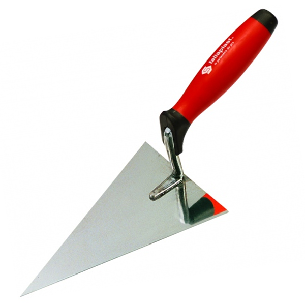 Truelle Inox avec bout pointu - manche bi-matière - longueur 16 cm