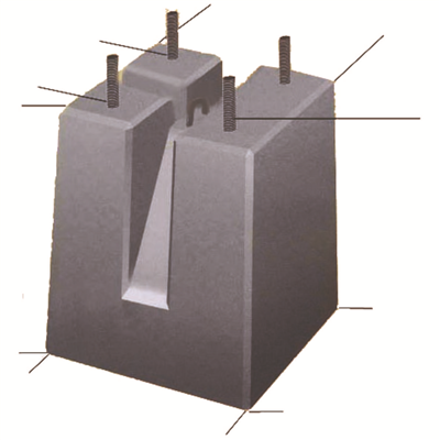 MASSIF CANDELABRE 65X65 5A8M ENT300 M24