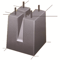 MASSIF CANDELABRE 50X50 4A5M ENT200 M18