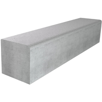 BORDURE T4 BASSE CE 6.0 - BETON GRIS