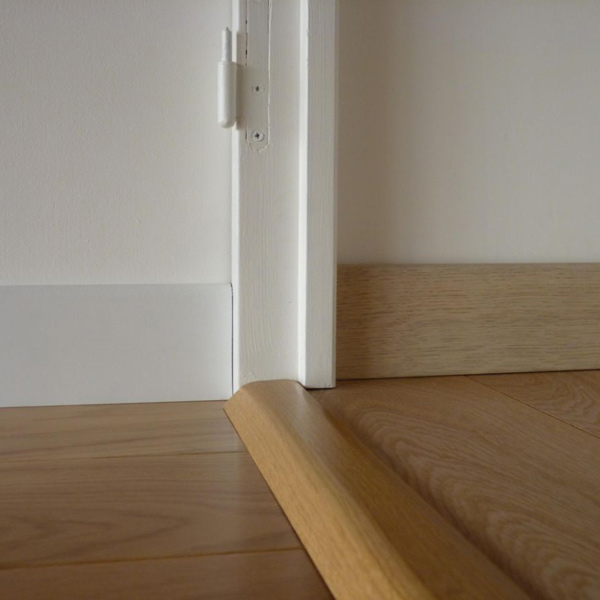 Barre de seuil 3 en 1 multiniveaux plaqué chêne Topaze - Panaget - 16,0 MM x 54 MM x 930,0 MM