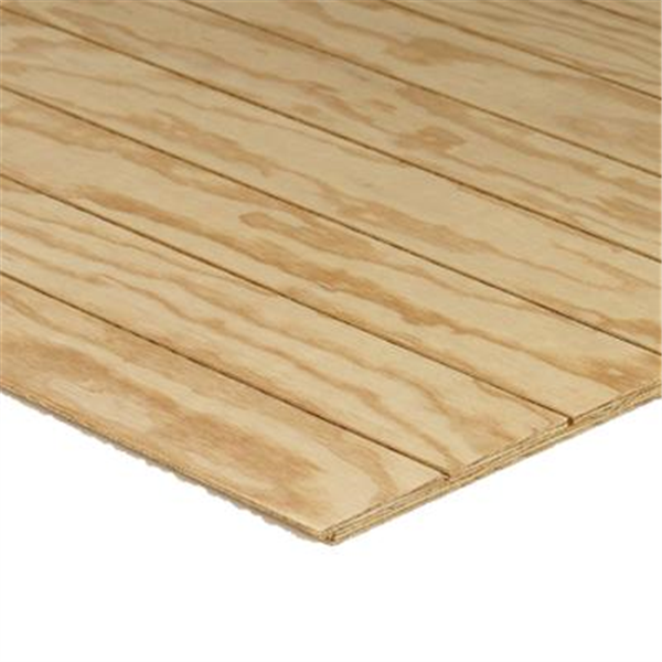 Lambri contreplaqué en pin maritime rainuré en U sur une face - 250 x 60 cm - ép. 10 mm