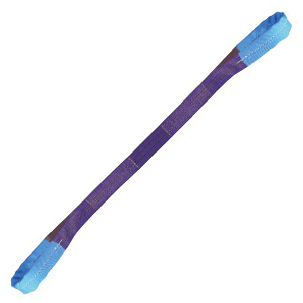 Elingue sangle double Levac 2 boucles plates CMU 1 tonne largeur 30 mm longueur 1 m