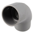 Coude PVC à coller Mâle - Femelle 67° Diamètre 32 mm coloris gris