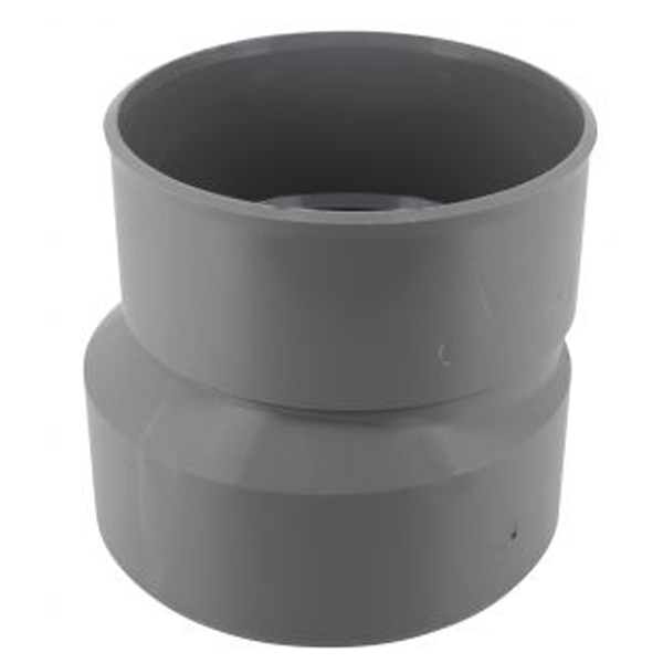 Réduction extérieure excentrée PVC pour évacuation d'eau - mâle/femelle - Ø 160/140 mm