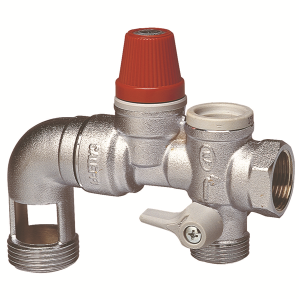 GROUPE DE SECURITE 1' POUR CHAUFFE EAU HORIZONTAL