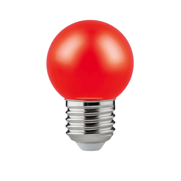 Ampoule couleur rouge Sylvania ToLEDo Deco sphère 1 W 28 lm culot E27