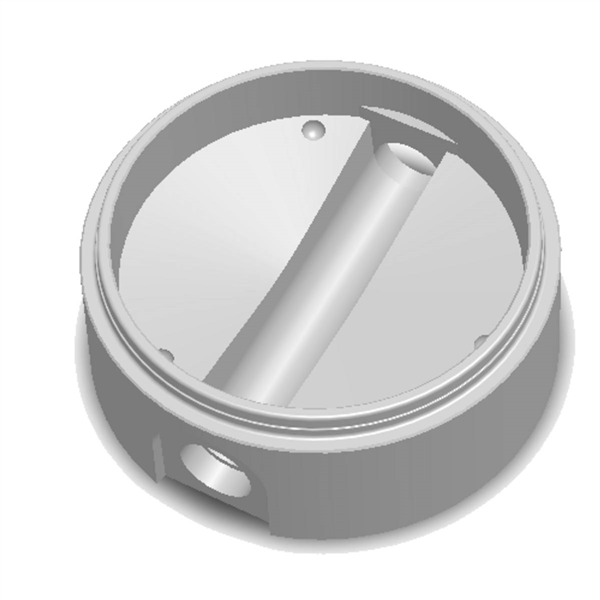 Fond regard EU PRO Ø1000 - Entrée 0° (Passage direct) pour 160 PVC/150 FTE - NF