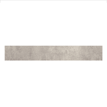 Plinthe de carrelage intérieur en grès cérame émaillé Ciment effet béton - 45,5 CM x 8,5 CM - Gris