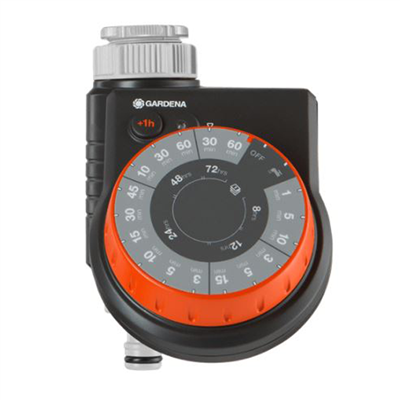 Programmateur d'arrosage automatique Easy Gardena - Bouton rotatif 17 combinaisons au choix