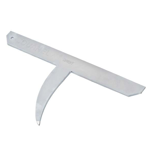 Enclume de couvreur-ardoisier pour taille à droite - Acier forgé - Jouanel - Longueur 400 mm