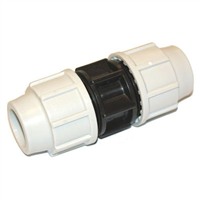 Raccord à compression arrosage enterré - Manchon Plasson égal Ø 32 mm - Polypropylène