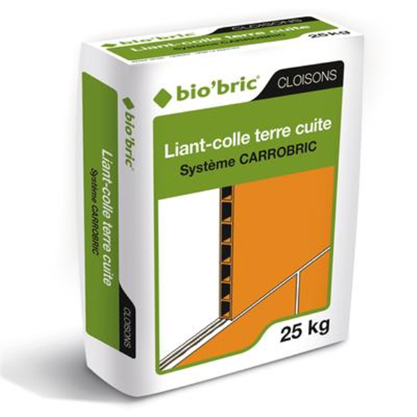 Biobric Liant-colle terre cuite - Blanc - Sac de 25 kg