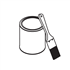Enduit blanc pour chant Ecophon Connect avec brosse - Seau de 1 L