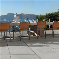 Dalle terrasse béton - Calanco - résistance T7 - 50,0 cm x 50,0 cm - ép. 5,00 cm - Coloris Pierre