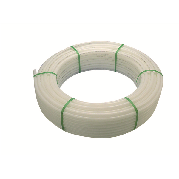 Tube PER (PEX-B) avec BAO, blanc marquage rouge, couronne 240 m, Ø 12, 12x10