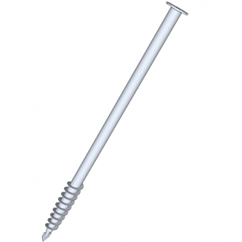 Vis de fondation en acier galvanisé 550 mm - système Weasyfix