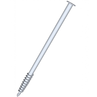 Vis de fondation en acier galvanisé 550 mm - système Weasyfix