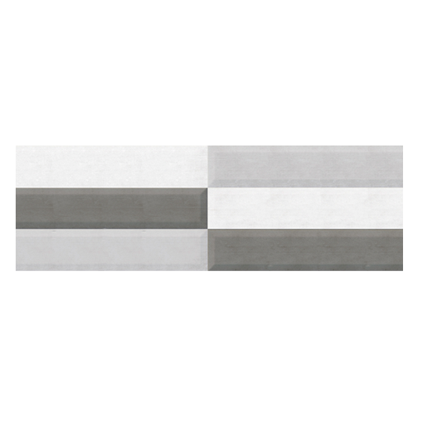 Faïence murale effet béton Edilis Mild Décor Mosaïco - 20,0 CM x 60,0 CM - ép. 9,40 MM