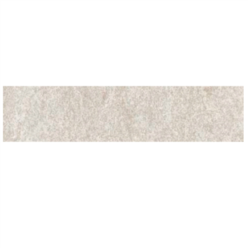 Plinthe carrelage effet pierre en grès cérame - Geostone - 60,0 CM x 7,5 CM - Bianco