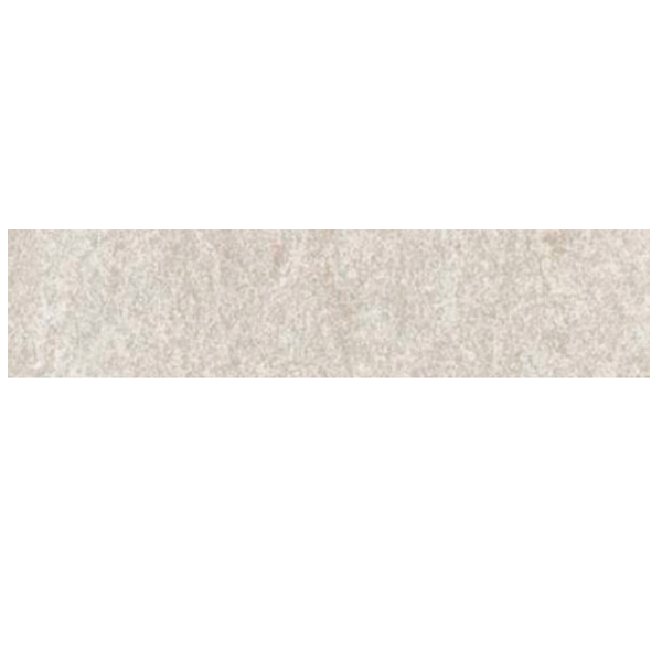 Plinthe carrelage effet pierre en grès cérame - Geostone - 60,0 CM x 7,5 CM - Bianco