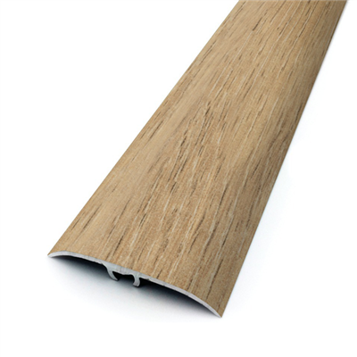 Seuil de porte multi-niveaux à fixation invisible - Plaxé Harmony Dinac - Aluminium avec film PVC chêne fario - 41 MM x  - 93,0 CM