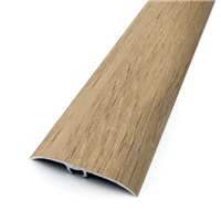 Seuil de porte multi-niveaux à fixation invisible - Plaxé Harmony Dinac - Aluminium avec film PVC chêne fario - 41 MM x  - 93,0 CM