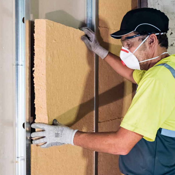 Panneau fibre de bois Isonat Flex 55 - isolation par l'intérieur - R = 4,00 m².K/W - 1,22 M x 0,58 M - ép. 145,00 MM