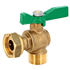 Robinet d'arrêt équerre pour compteur d'eau en laiton sans plomb 4MS NF mâle/femelle  3/4" - 3/4" - DN15